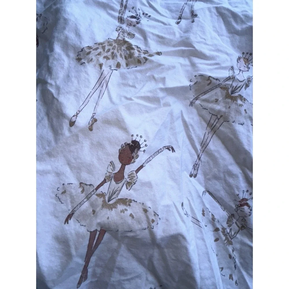 Pottery Barn Kids Ballerina Organic Sheet Twin Fitted